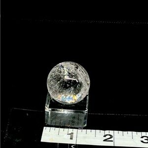 Clear Quartz Crystal Sphere with Stand